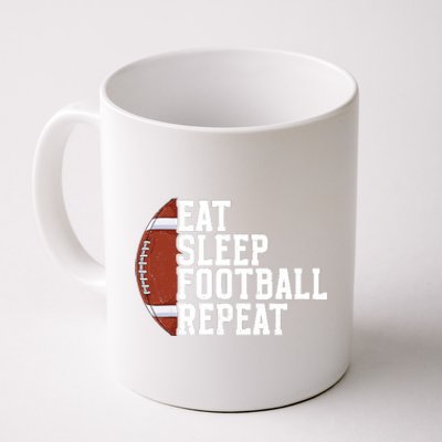 Eat Sleep Football Repeat Football Player Football Coffee Mug