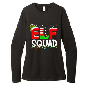 Elf Squad Funny Group Family Matching Christmas Pajamas Xmas Gift Womens CVC Long Sleeve Shirt