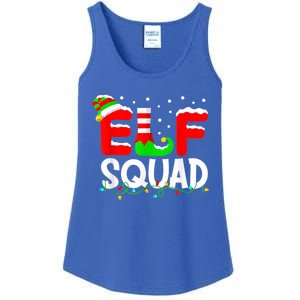 Elf Squad Funny Group Family Matching Christmas Pajamas Xmas Gift Ladies Essential Tank