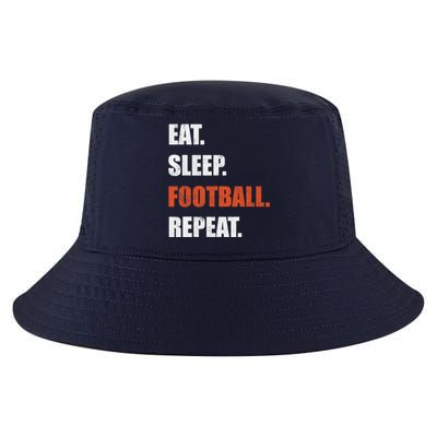 Eat Sleep Football Repeat Cool Comfort Performance Bucket Hat