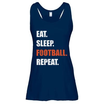 Eat Sleep Football Repeat Ladies Essential Flowy Tank