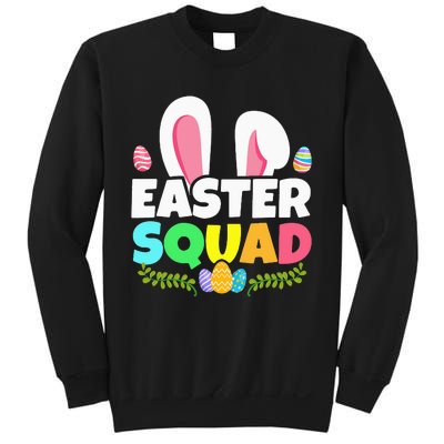 Easter Squad Family Matching Bunny Ears Egg Hunting Sweatshirt