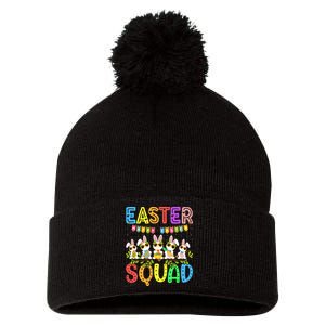 Easter Squad Family Matching Easter Day Bunny Egg Hunt Group Pom Pom 12in Knit Beanie