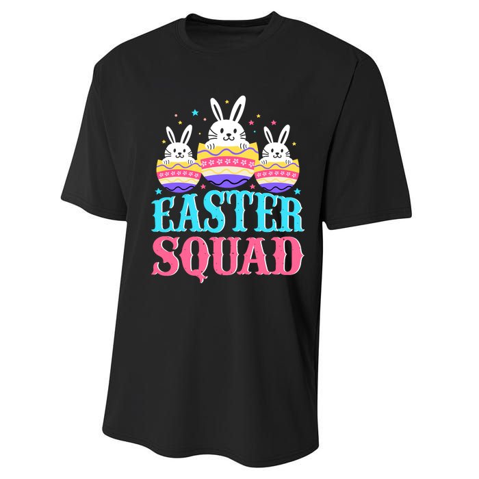 Easter Squad Family Matching Easter Day Bunny Egg Hunt Group Performance Sprint T-Shirt