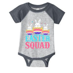 Easter Squad Family Matching Easter Day Bunny Egg Hunt Group Infant Baby Jersey Bodysuit