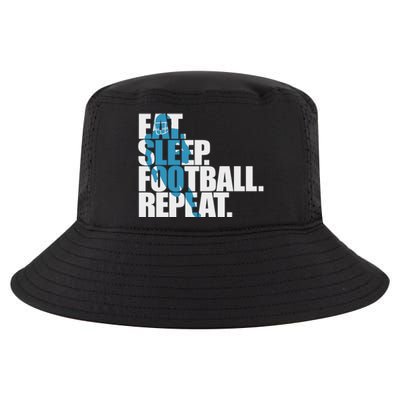 Eat Sleep Football Repeat Sports Gift Cool Comfort Performance Bucket Hat