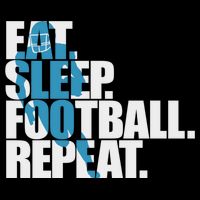 Eat Sleep Football Repeat Sports Gift Impact Tech Backpack