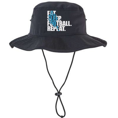 Eat Sleep Football Repeat Sports Gift Legacy Cool Fit Booney Bucket Hat