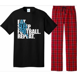 Eat Sleep Football Repeat Sports Gift Pajama Set