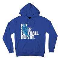 Eat Sleep Football Repeat Sports Gift Hoodie