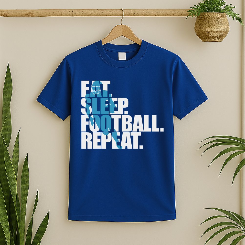 Eat Sleep Football Repeat Sports Gift T-Shirt