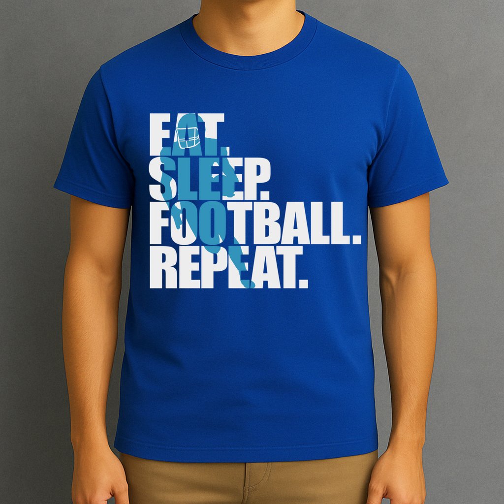 Eat Sleep Football Repeat Sports Gift T-Shirt
