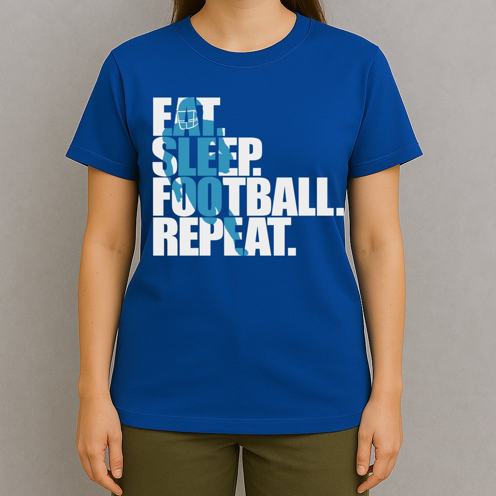 Eat Sleep Football Repeat Sports Gift T-Shirt