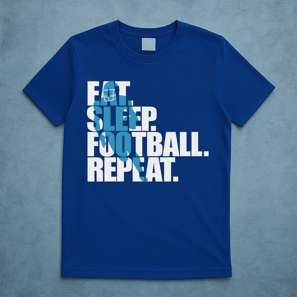 Eat Sleep Football Repeat Sports Gift T-Shirt