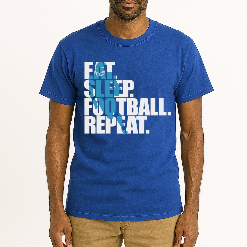 Eat Sleep Football Repeat Sports Gift Tall T-Shirt