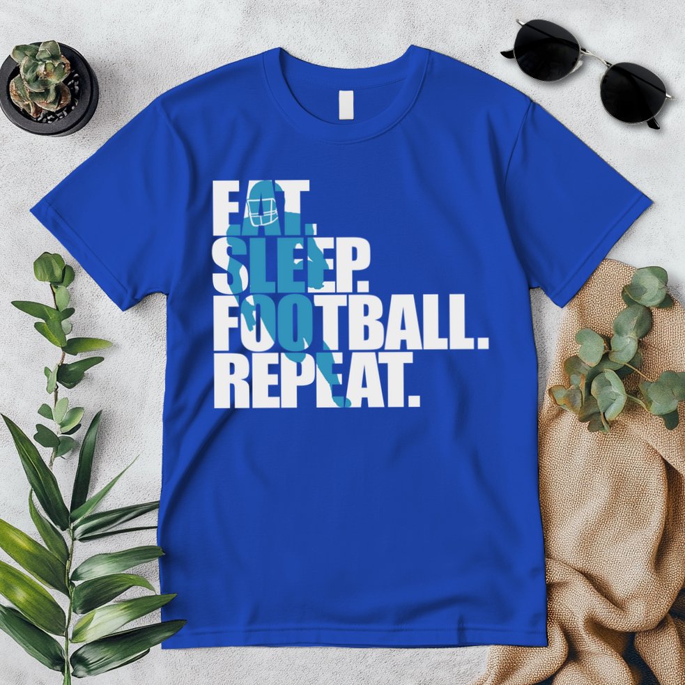 Eat Sleep Football Repeat Sports Gift Premium T-Shirt