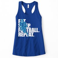 Eat Sleep Football Repeat Sports Gift Womens Tank Top