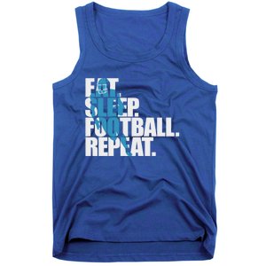 Eat Sleep Football Repeat Sports Gift Tank Top