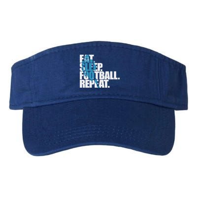 Eat Sleep Football Repeat Sports Gift Visor