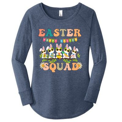 Easter squad funny easter Women's Perfect Tri Tunic Long Sleeve Shirt