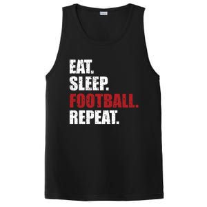 Eat Sleep Football Repeat Gift PosiCharge Competitor Tank