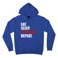 Eat Sleep Football Repeat Gift Tall Hoodie