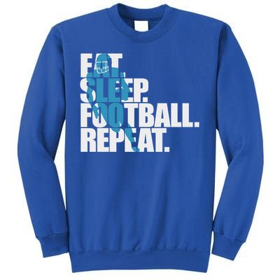 Eat Sleep Football Repeat Sports Gift Sweatshirt