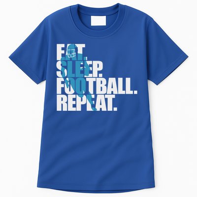 Eat Sleep Football Repeat Sports Gift Tall T-Shirt