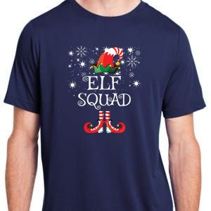 Elf Squad Funny Family Matching Christmas Adult ChromaSoft Performance T-Shirt