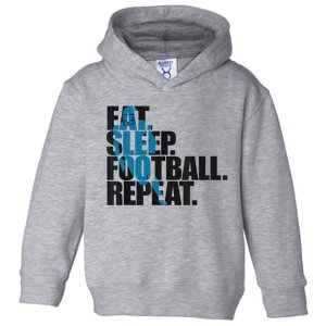 Eat Sleep Football Repeat Boy Sports Toddler Hoodie