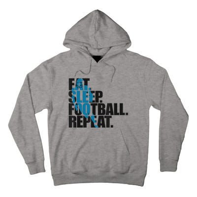 Eat Sleep Football Repeat Boy Sports Tall Hoodie