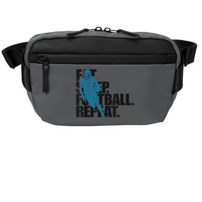 Eat Sleep Football Repeat Boy Sports Crossbody Pack