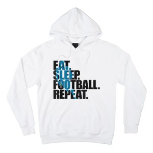 Eat Sleep Football Repeat Boy Sports Hoodie