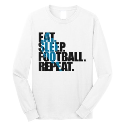 Eat Sleep Football Repeat Boy Sports Long Sleeve Shirt