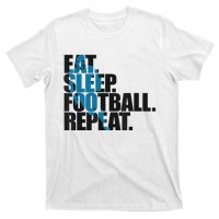 Eat Sleep Football Repeat Boy Sports T-Shirt