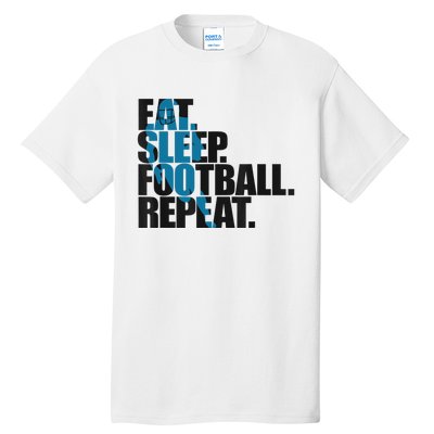 Eat Sleep Football Repeat Boy Sports Tall T-Shirt