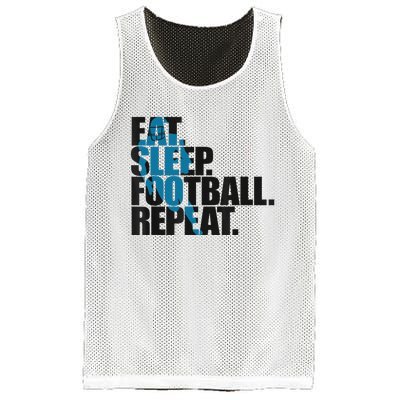 Eat Sleep Football Repeat Boy Sports Mesh Reversible Basketball Jersey Tank