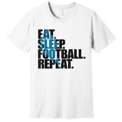 Eat Sleep Football Repeat Boy Sports Premium T-Shirt