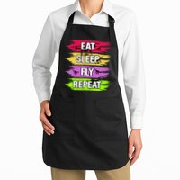 Eat Sleep Fly Repeat Apron
