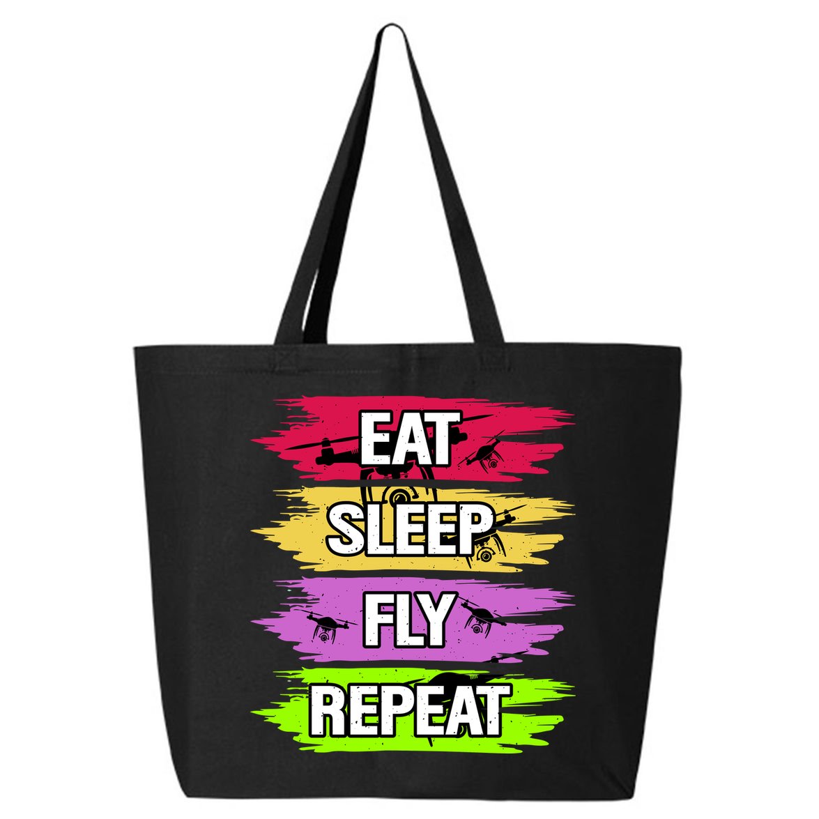 Eat Sleep Fly Repeat 25L Jumbo Tote