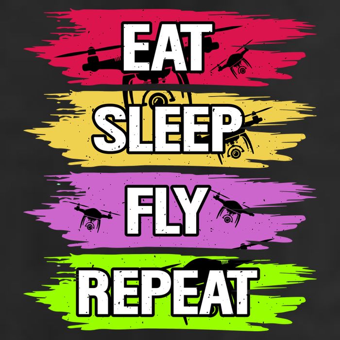 Eat Sleep Fly Repeat 25L Jumbo Tote