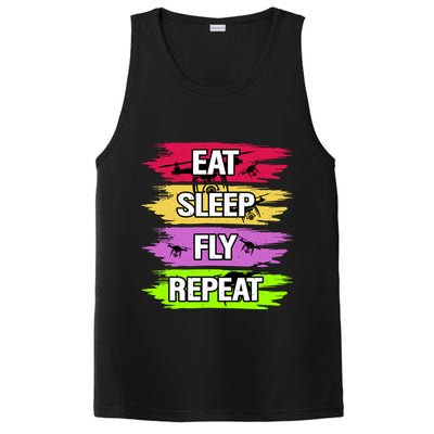 Eat Sleep Fly Repeat PosiCharge Competitor Tank