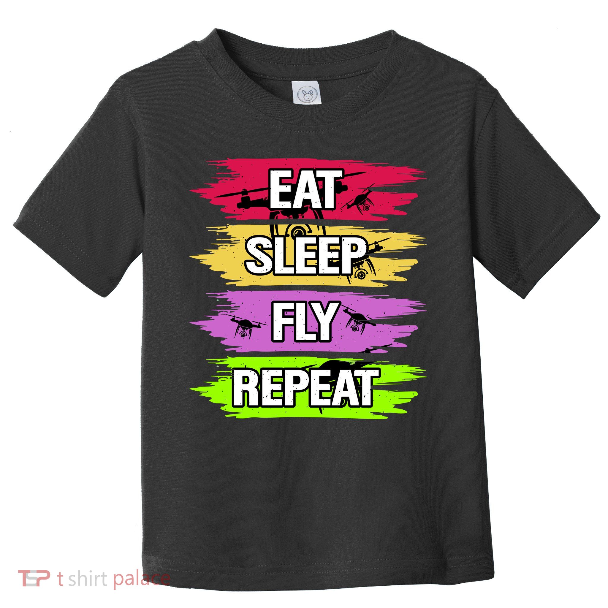 Eat Sleep Fly Repeat Toddler T-Shirt