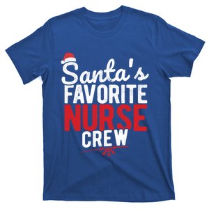 Elf Santa Favorite Nurse Crew December Christmas Great Gift T-Shirt