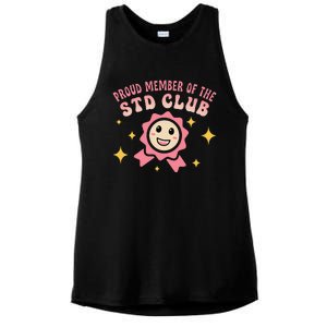 Embarrassing Std Funny Inappropriate Hilarious Adult Humor Ladies PosiCharge Tri-Blend Wicking Tank