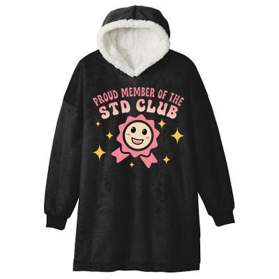 Embarrassing Std Funny Inappropriate Hilarious Adult Humor Hooded Wearable Blanket