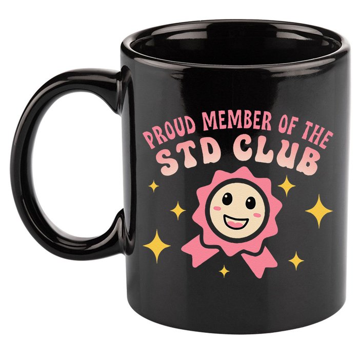 Embarrassing Std Funny Inappropriate Hilarious Adult Humor 11oz C Handle Ceramic Mug
