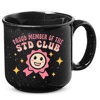 Embarrassing Std Funny Inappropriate Hilarious Adult Humor 15oz Campfire Ceramic Mug