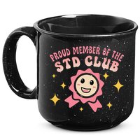 Embarrassing Std Funny Inappropriate Hilarious Adult Humor 15oz Campfire Ceramic Mug