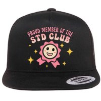 Embarrassing Std Funny Inappropriate Hilarious Adult Humor Flat Bill Trucker Hat